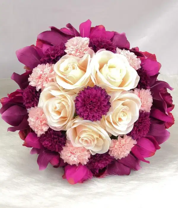 Orchid Red Rose Bouquet - Ramos