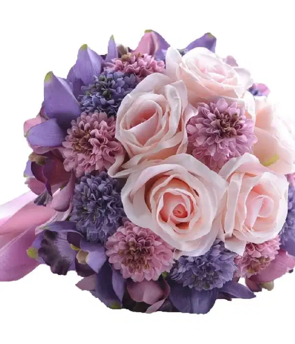 Artificial Rose Orchid Carnation Bouquet - Ramos