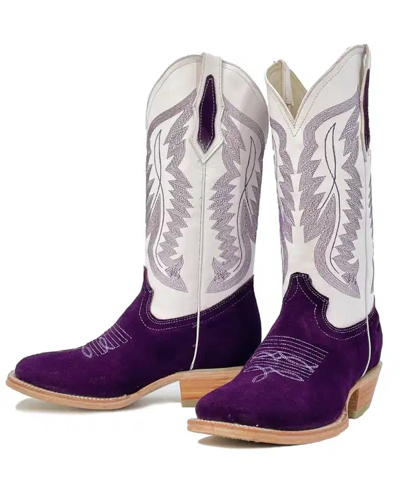 Rough Purple Rider Boots - Shoes
