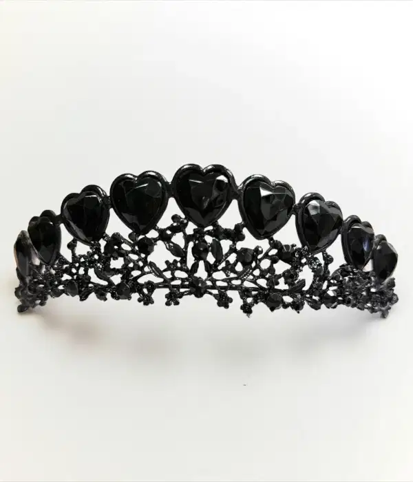 Dark Queen of Heart Tiara - Quinceañera Headpieces
