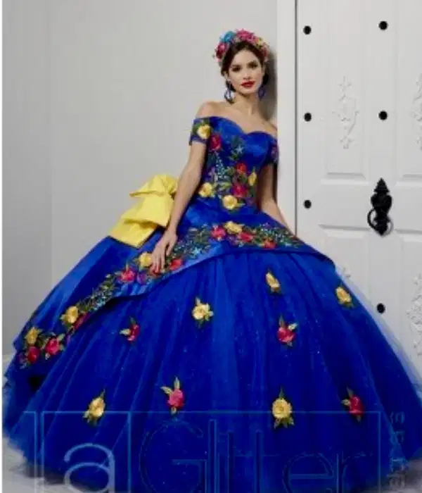 Blue Charra Quinceañera Dress - Dresses