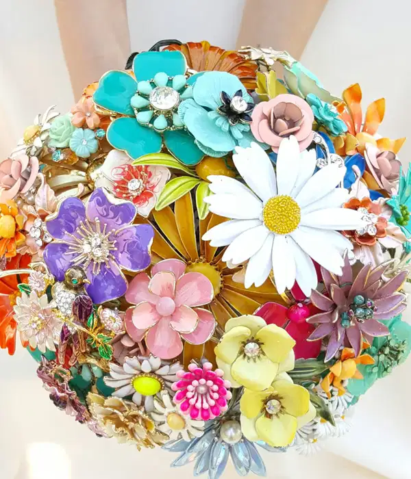 Custom Colorful Brooch Bouquet - Ramos