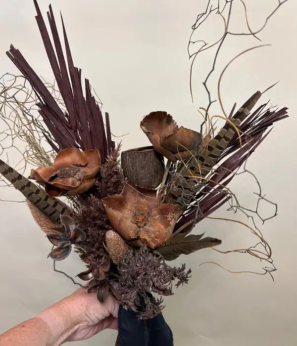 Brown Dried Floral Bouquet - Ramos
