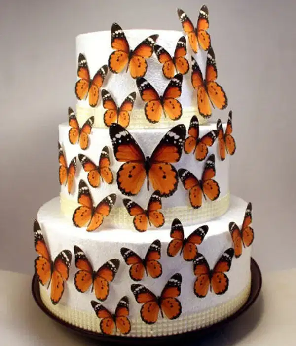 Butterfly Buttercream Dream Cake - Quinceañera Cakes