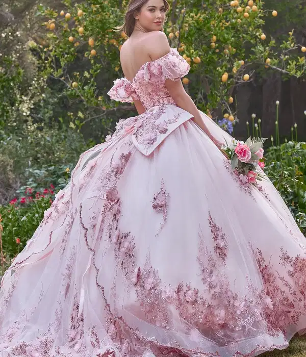 Pink Quinceañera Gown by LaDivine - Dresses
