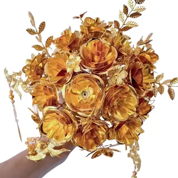 Chinese Golden Floral Bouquet - Ramos