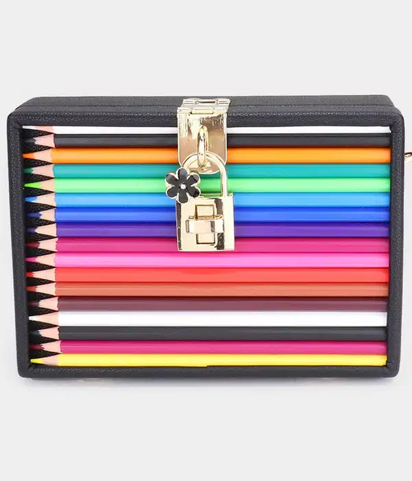 17 Colors Pencil Clutch Bag - Purses
