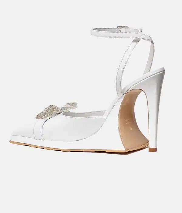 Cruella Patent Leather White Shoes - Shoes