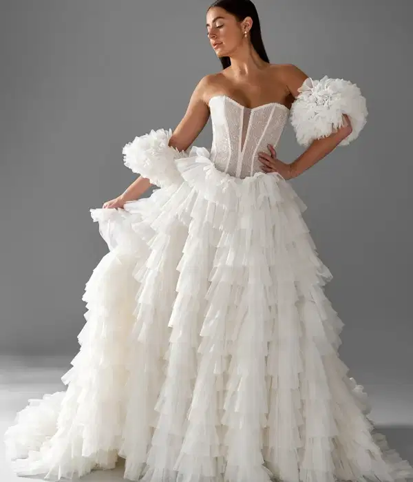 White Diamond Ballgown - Dresses