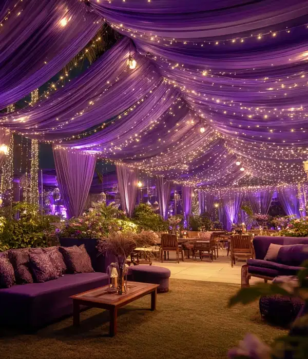 Starry Nights in Purple - Party Vibes