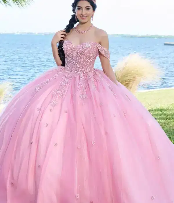 Tiffany Quinceanera Pink Gown - Dresses