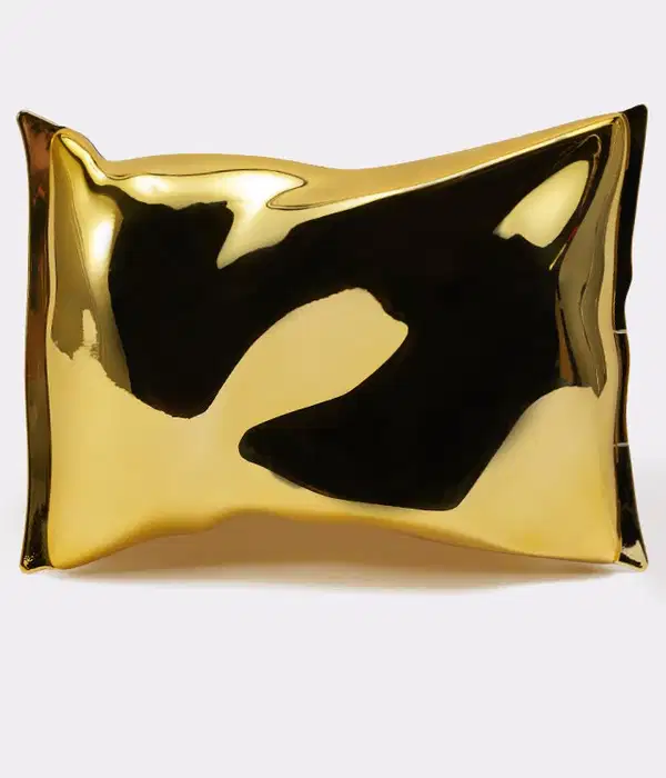 Gimme My Chips Gold Clutch - Purses