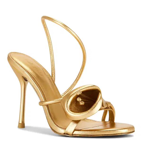 Cassidy Gold Sandal - Shoes