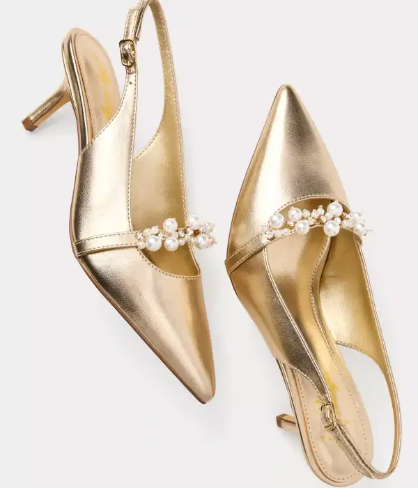 Tamara Pearl Kitten Heel - Shoes