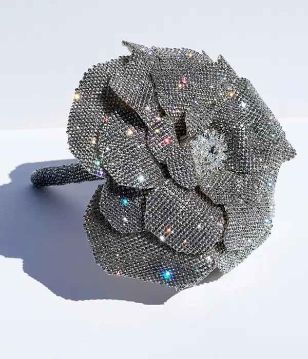 Large Glitterati Crystal Single Stem Bouquet - Ramos