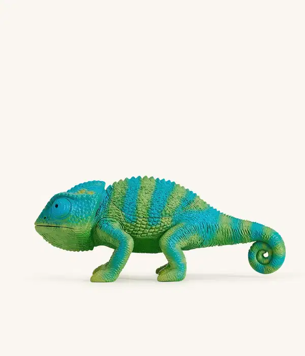 Green and Blue Hazel Chameleon Clutch - Purses