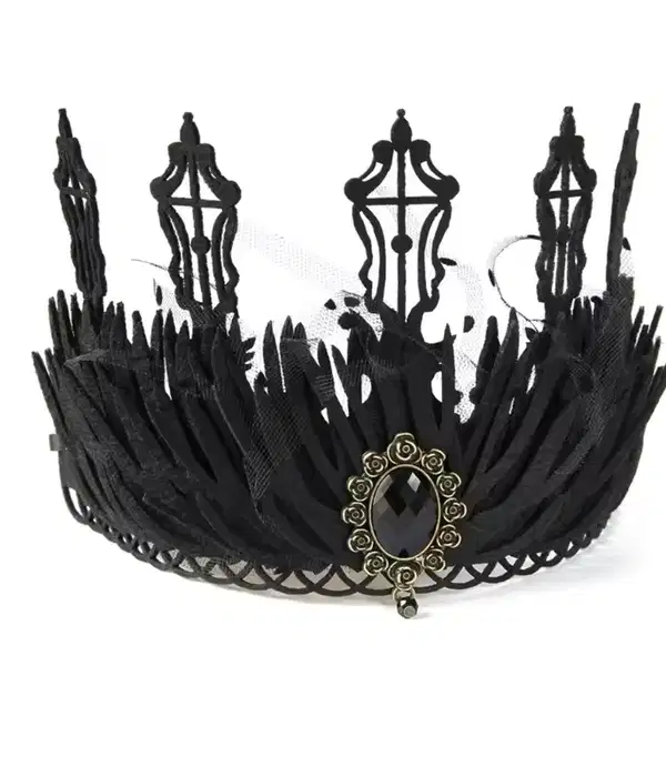 Goth Princess Black Crown - Headpieces