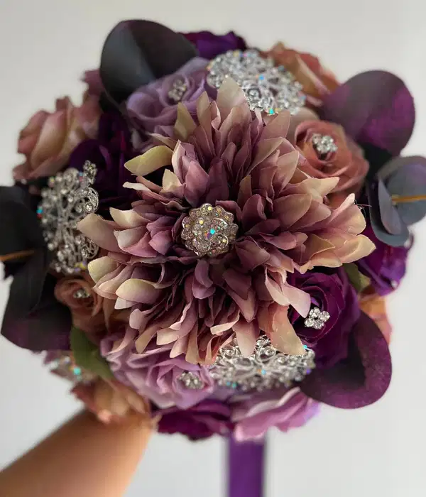 Lavender and Purple Quinceanera Bouquet - Ramos