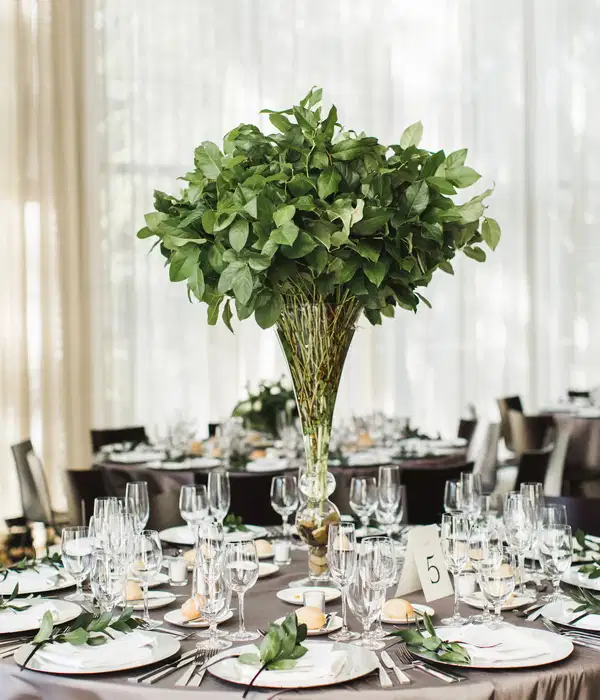 Leafy Green Centerpiece Inspo - Party Vibes