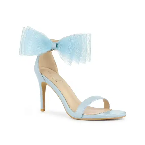 Blissful Blue Ankle Strap Sandals - Shoes