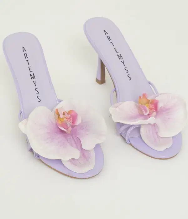 Genevive Purple Lilac Orchid Sandal - Shoes
