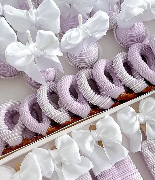 Lilac Themed Dessert Table Inspo - Party Vibes