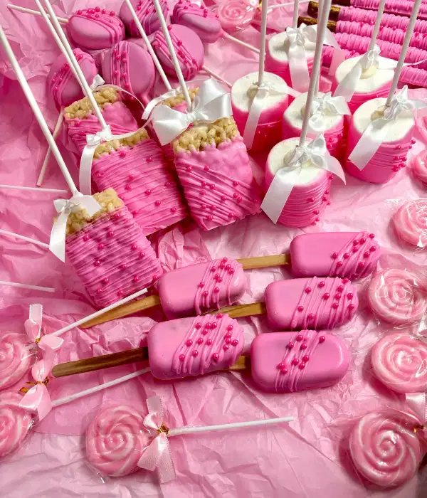 Marie Antoinette Pink Dessert Table - Party Vibes
