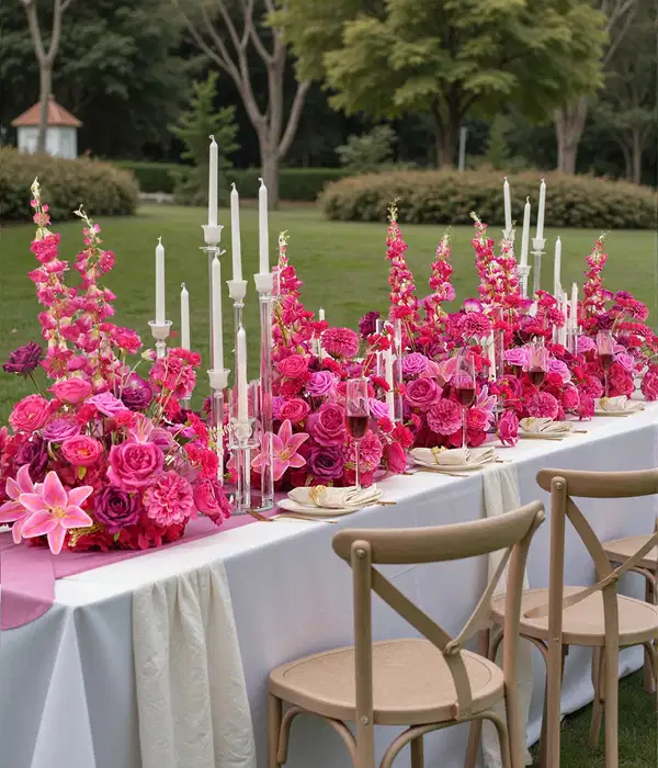 Marie Antoinette in Pink Table Inpso - Party Vibes