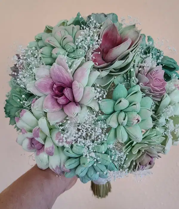 Custom Sola Wood Succulent Bouquet - Ramos