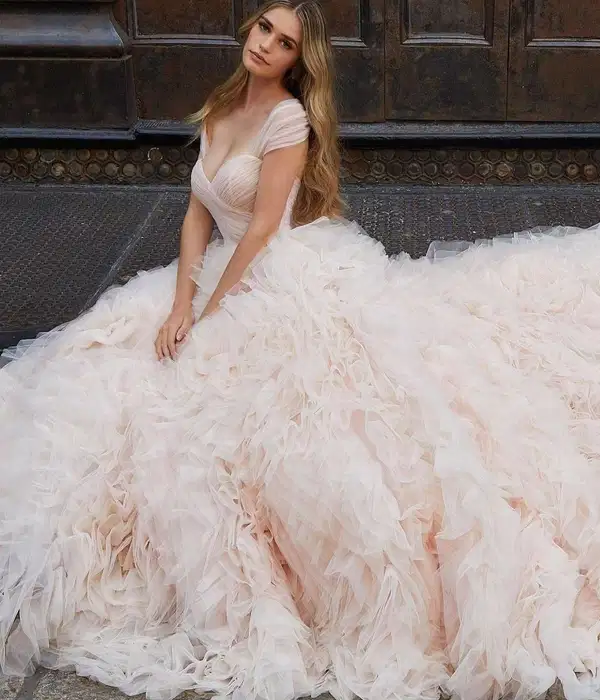 Morilee Josefina White Feathery Delight - Dresses