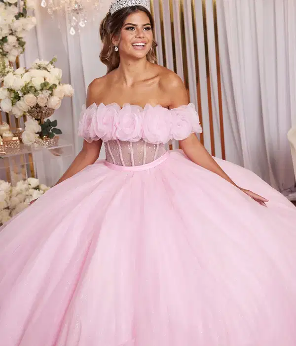 Soft Pink Floral Quinceañera Dress by Morilee - Dresses