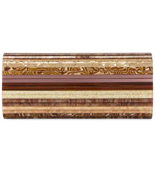 Clara Brown Acrylic Clutch - Quinceañera Purses