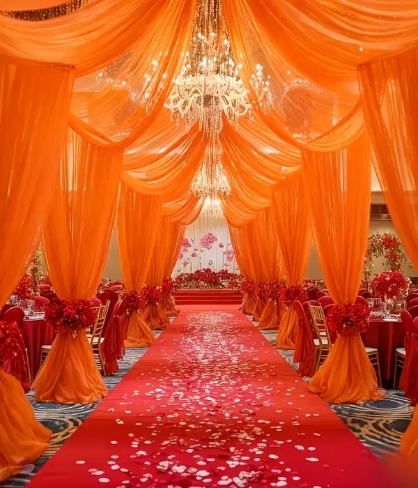 Grand Entrance in Orange - Party Vibes