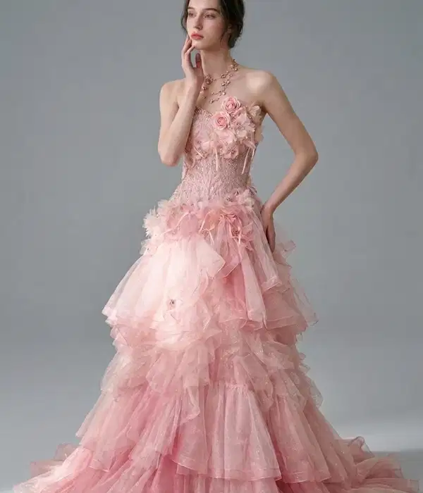 Rosabelle Rosy Pink Heirloom Gown - Dresses