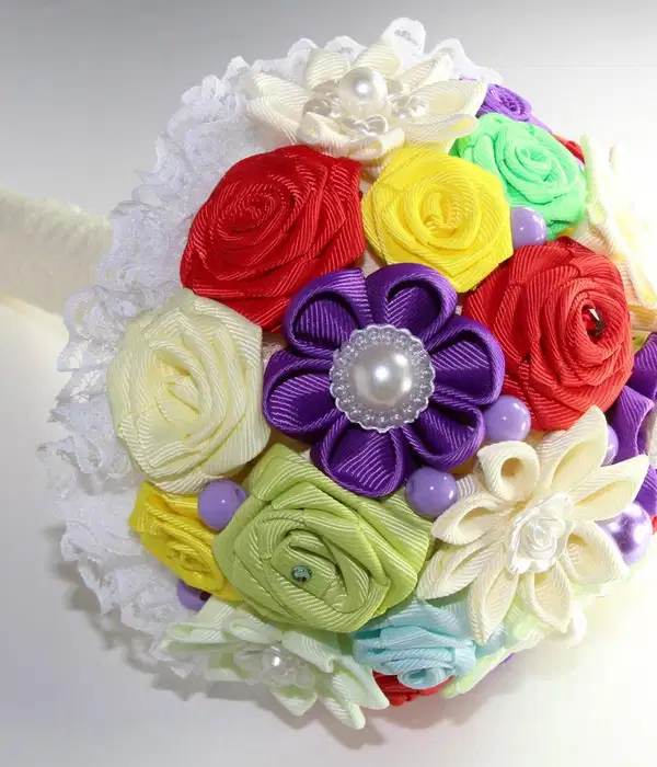 Rainbow Brooch Bouquet - Ramos