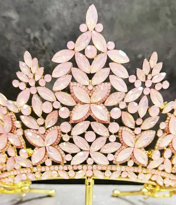 Pink Emerald Princess Tiara - Headpieces