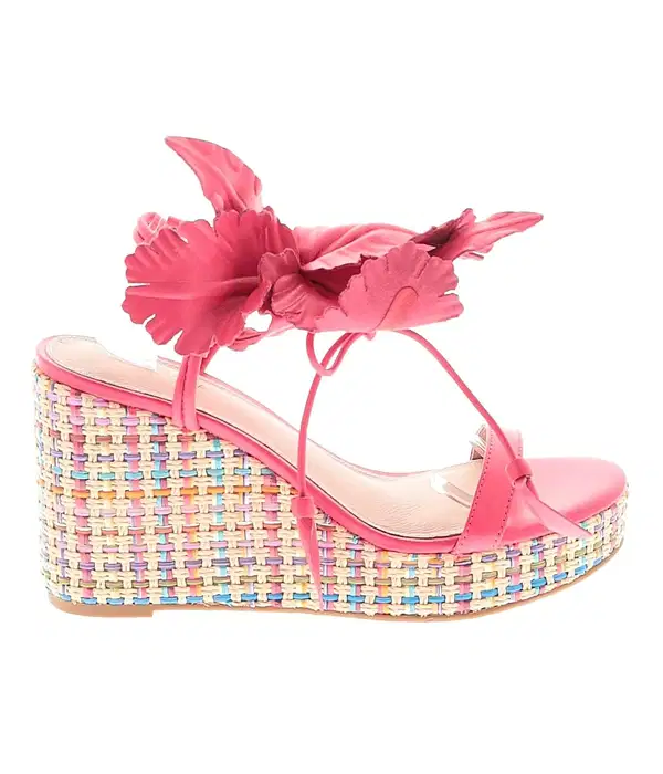Cecilia Pink Wedges - Shoes