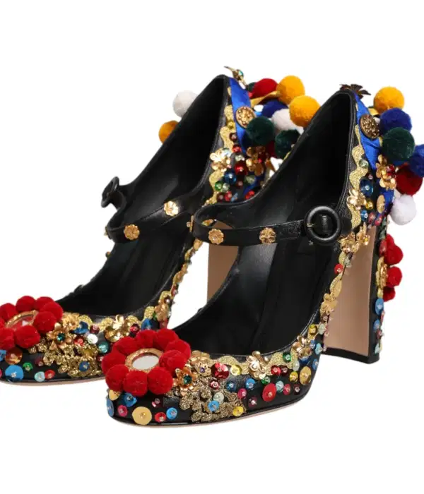 Dolce & Gabbana Black Embellished Pumps - Shoes