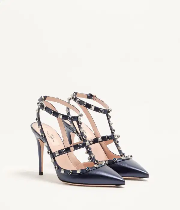 Valentino Rockstud Blue Pumps - Shoes