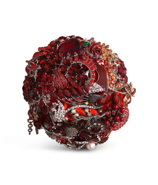 Ruby Red Brooch Bouquet - Ramos