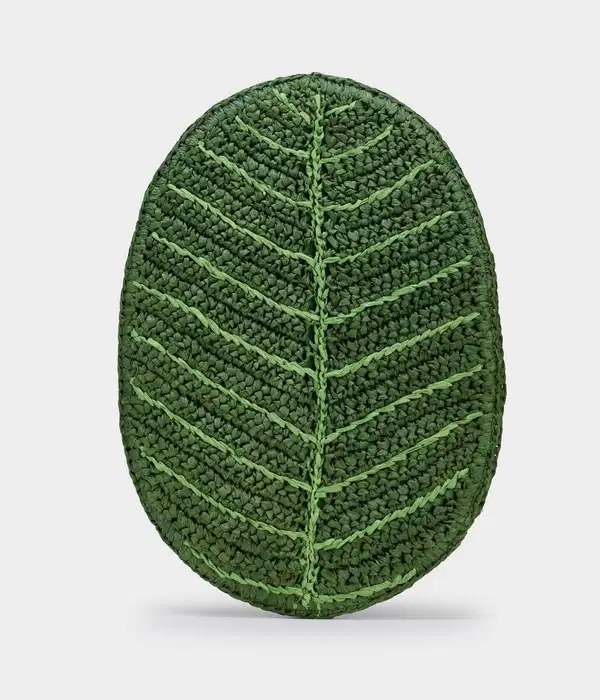 Leaf Clutch in Grass Green - Purses