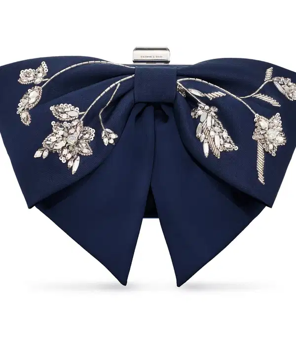 Cupid Clutch in Night Sky Blue - Purses