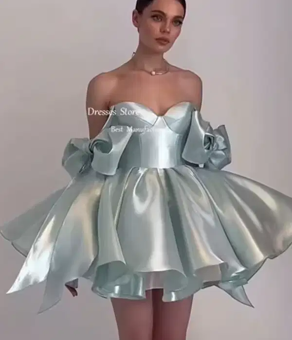 Silver Super Mini Dress - Dresses