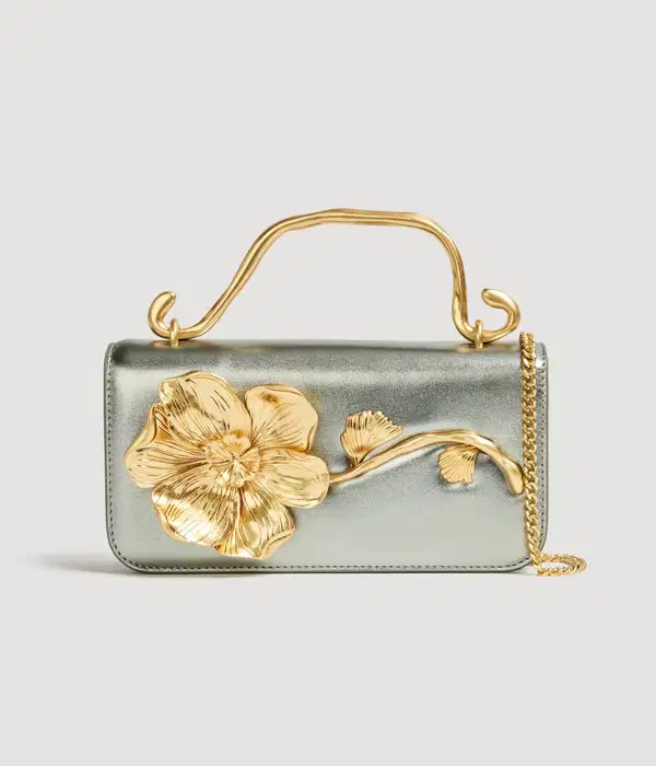 Celeste Flower Clutch - Purses