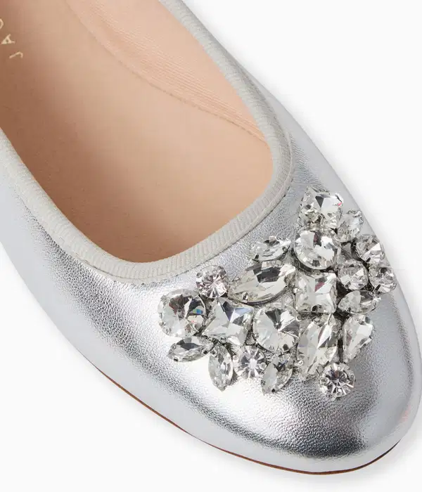 Ellina Jeweled Flat - Shoes