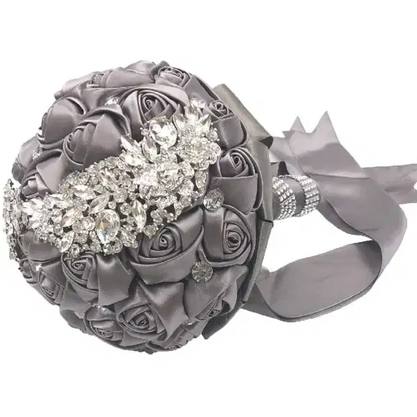 Earl Grey Satin Rose Bouquet - Ramos