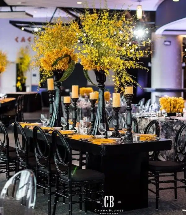 Yellow and Black Party Inspo - Party Vibes