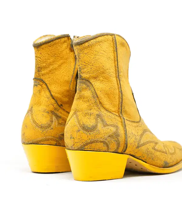 Ava Boots Yellow Goat - Shoes