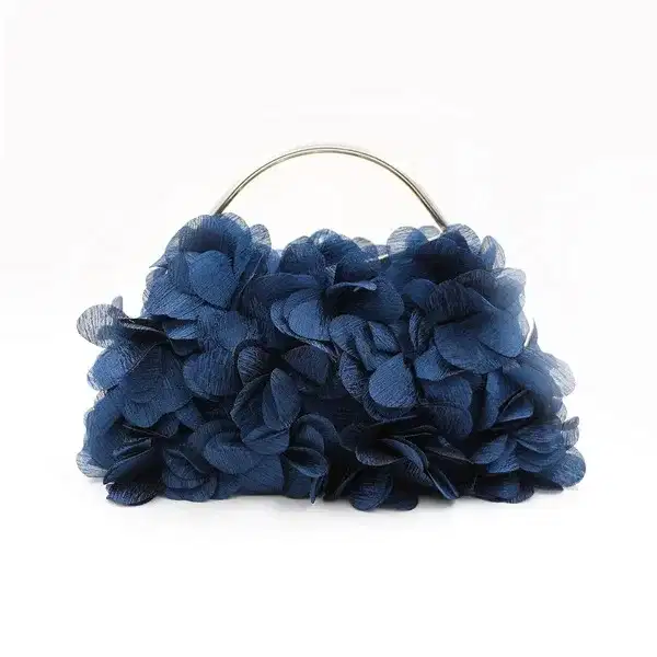 Blue Floral Delight - Purses