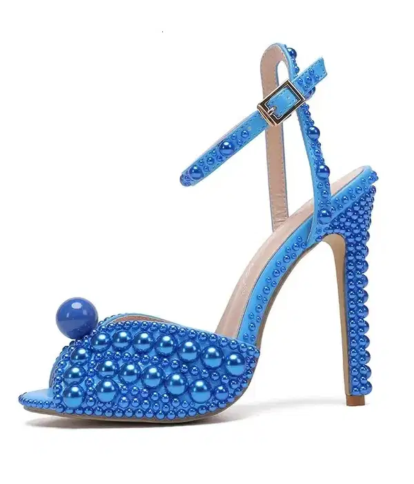 Blue Bubbly Shoes - Shoes